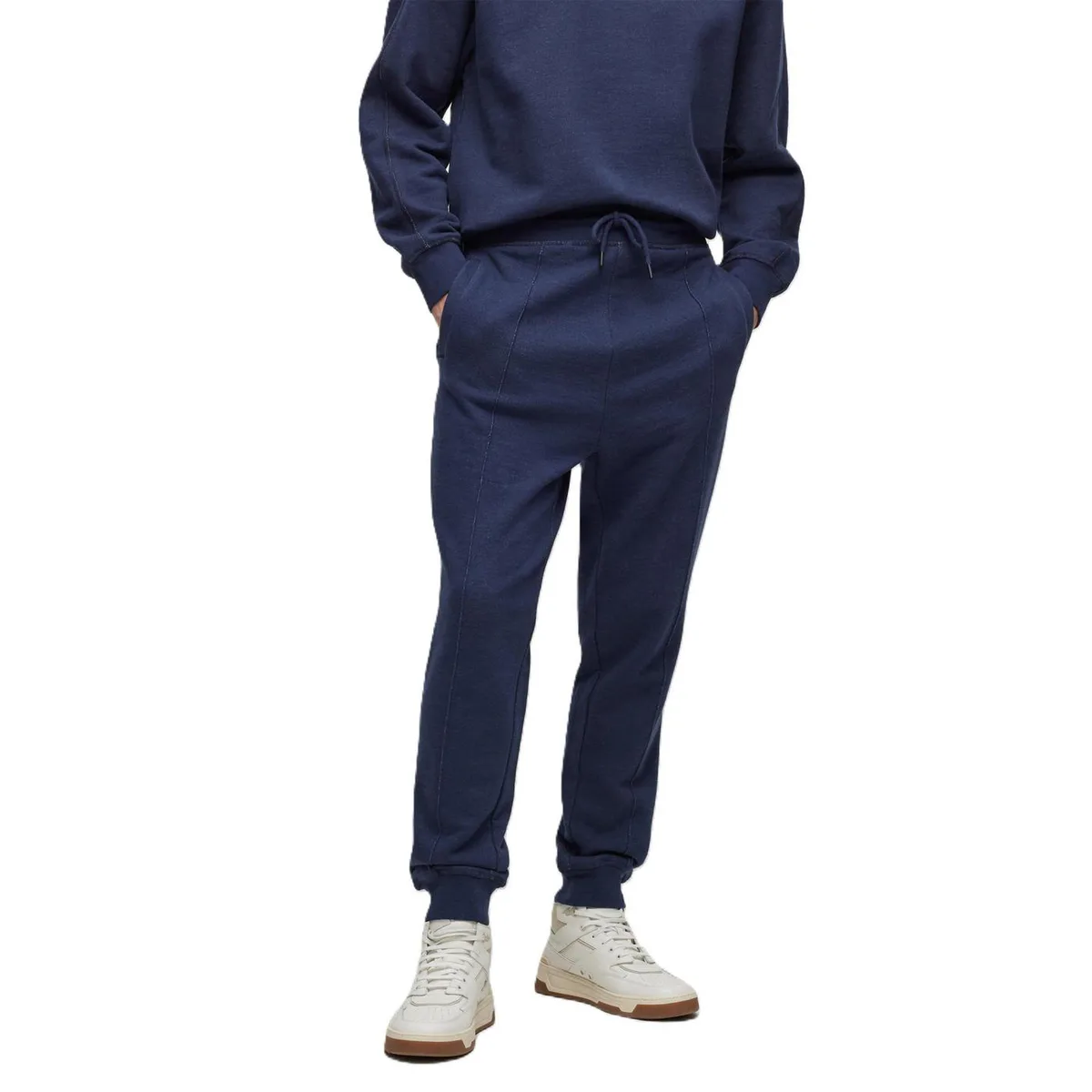 Boss Men's Seglitchstitch Closed Hem Fleece Joggers