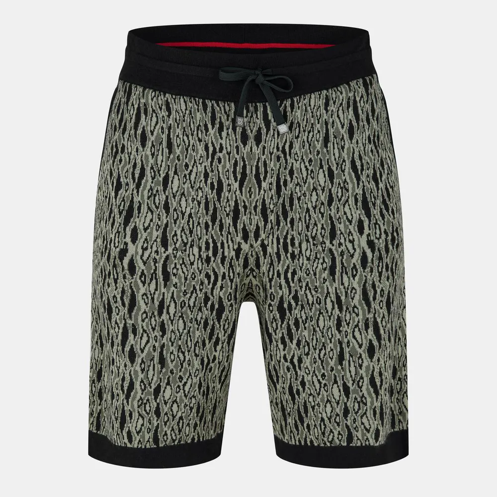Hugo Men's Sgoey Red Knitted Shorts