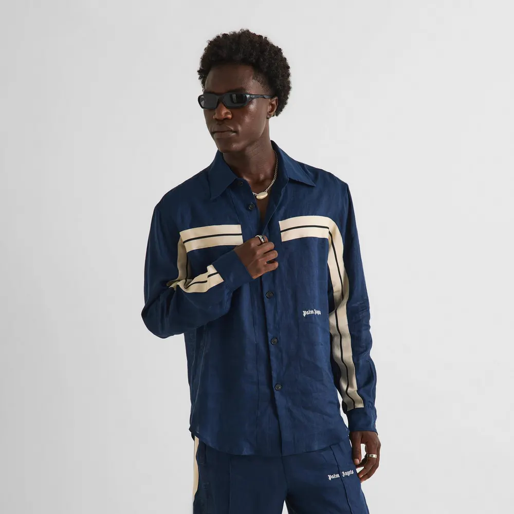 Palm Angels Palm Linen Shirt Sn61 detail 3