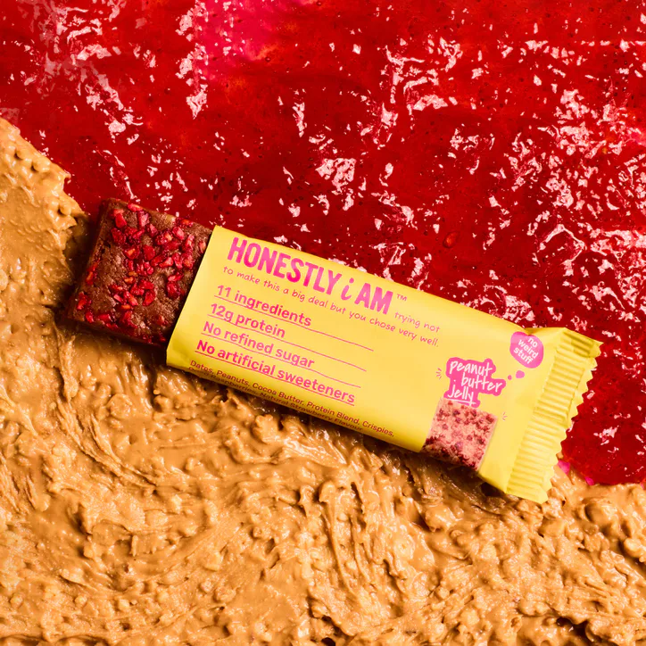 Honestly I Am™ Peanut Butter Jelly Clean Protein Bar 12 x 48g detail 3