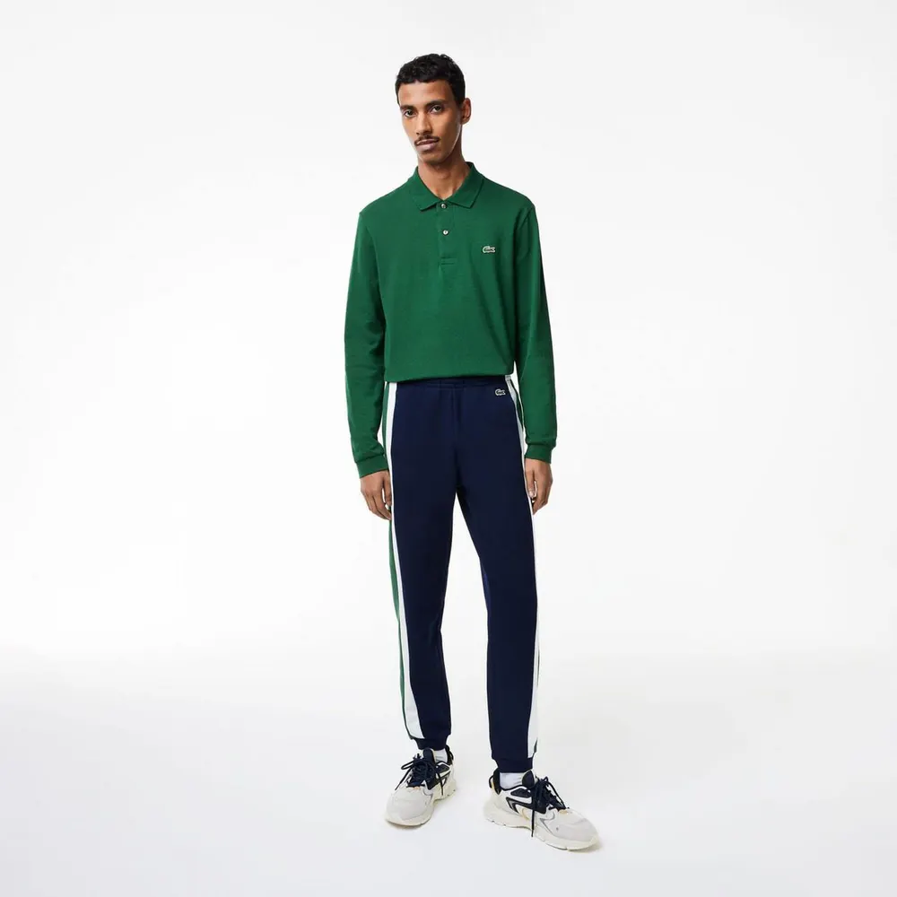 Lacoste Brushed Fleece Cut & Sewn Training Joggers detail 3