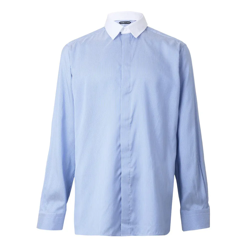 Tom Ford TF Silk Stripe Shirt Sn64