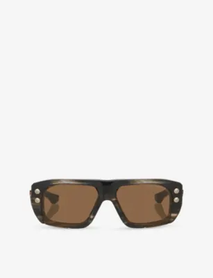 DITA D4000477 Hyper-1183 Rectangular-Frame Acetate Sunglasses