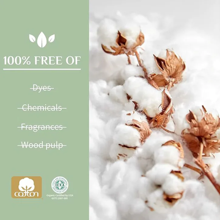 Organyc - 100% Certified Organic Cotton Inside and Out Feminine Pads, Sanitary Napkin 40 Count, Heavy Flow, New Larger Size Packaging detail 3