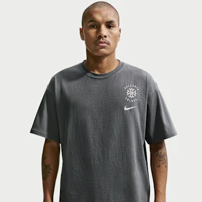 Nike Stade Toulousain X Toulouse F.C. Unisex Nike Capitolium Loose-Fit Tee - Iron Grey/Natural
