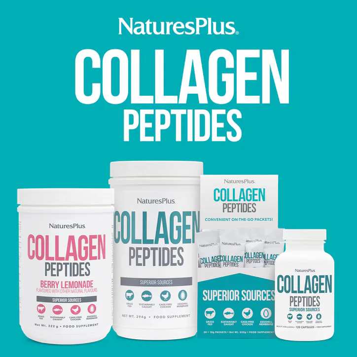 NaturesPlus Collagen Peptides with Vitamin C, 120 Capsules detail 3