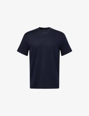 DUNHILL Crew-Neck Short-Sleeve Linen and Cotton-Blend T-Shirt