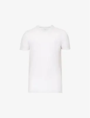 FALKE Pack of two Daily Comfort V-neck stretch-cotton T-shirts