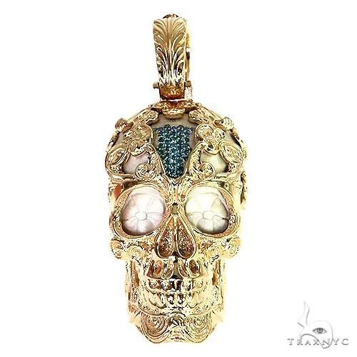 RINA - For Him DISCORD MAX For Him Silver and Gold Skull Mask Pendant 68843 in Rose Gold – Pendant