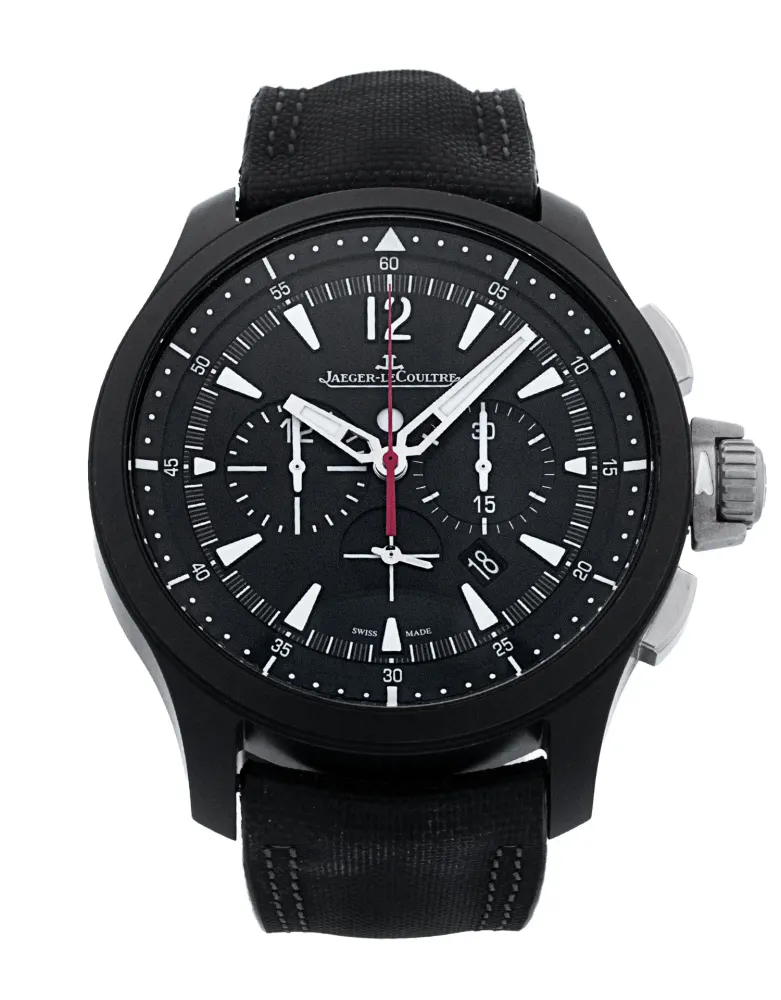 Jaeger-LeCoultre Master Compressor Chronograph 205C570 — 2015 — Excellent in Black Baton – Pre-owned watches