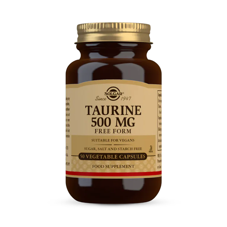 Solgar Taurine 500mg Vegetable 50 Capsules