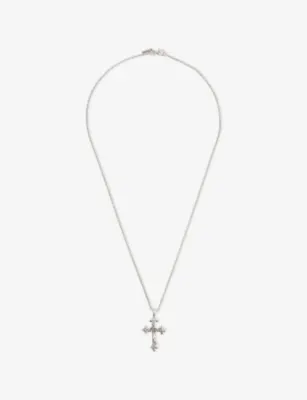 EMANUELE BICOCCHI Rose Cross Sterling-Silver Necklace