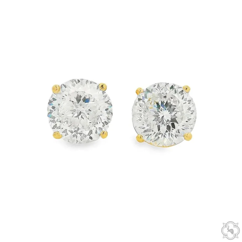 AHMED - For Him CVD 6 Ctw Portuguese-Cut Diamond Studs 70875 in Rose – Earrings