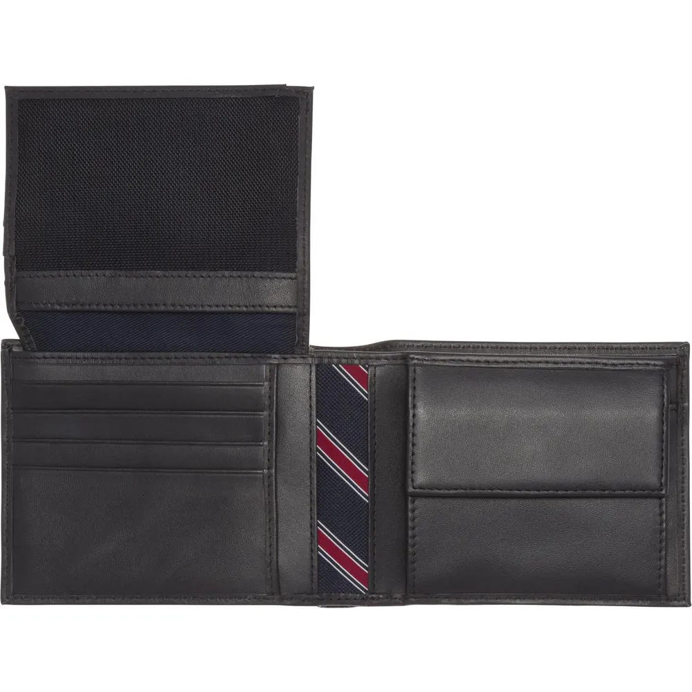 Tommy Hilfiger Eton Flap and Coin Pocket Leather Wallet detail 2