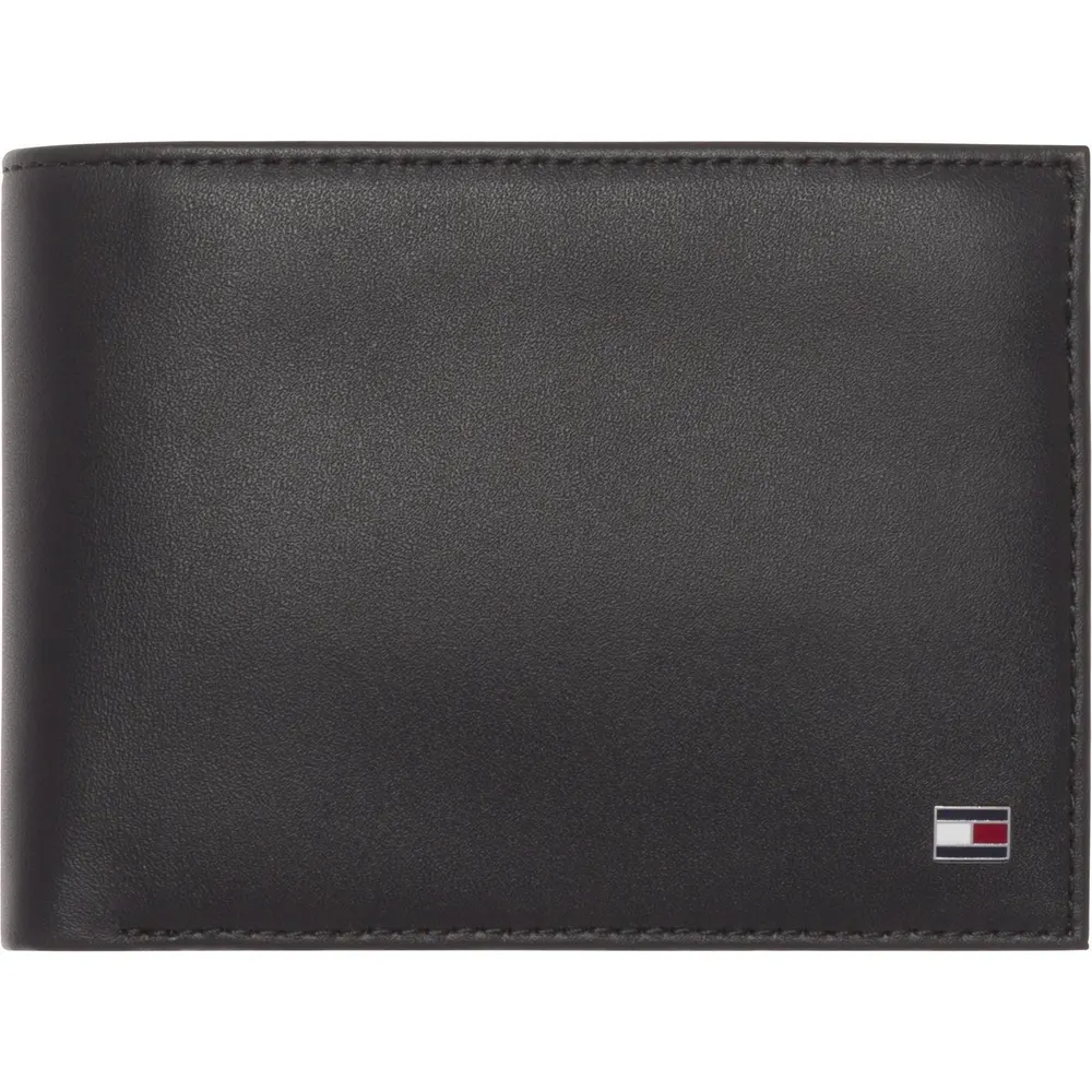 Tommy Hilfiger Eton Flap and Coin Pocket Leather Wallet
