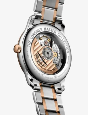 LONGINES Master Collection 18ct Rose-Gold, Stainless-Steel And 0.055ct Diamond Automatic Watch detail 3