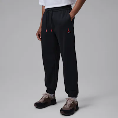 Jordan Brooklyn Men's Trousers - Black/Black/University Red