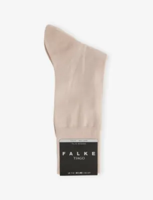 FALKE Tiago Stretch Cotton-Blend Socks - Misty Lila - 47-48 in NATURE – Mens | Underwear & socks | Socks | Plain Socks