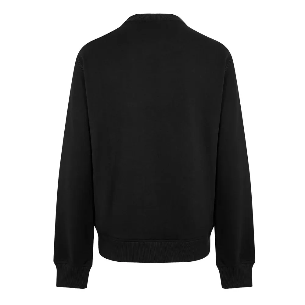 Dolce and Gabbana Men's Logo Cotton Tag Crew Sweater detail 2