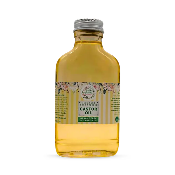 Green Planet Beauty Pure Cold Pressed Castor Oil Vegan 100ml