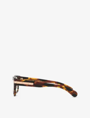 GUCCI GG1519O Round-Frame Acetate Glasses detail 3