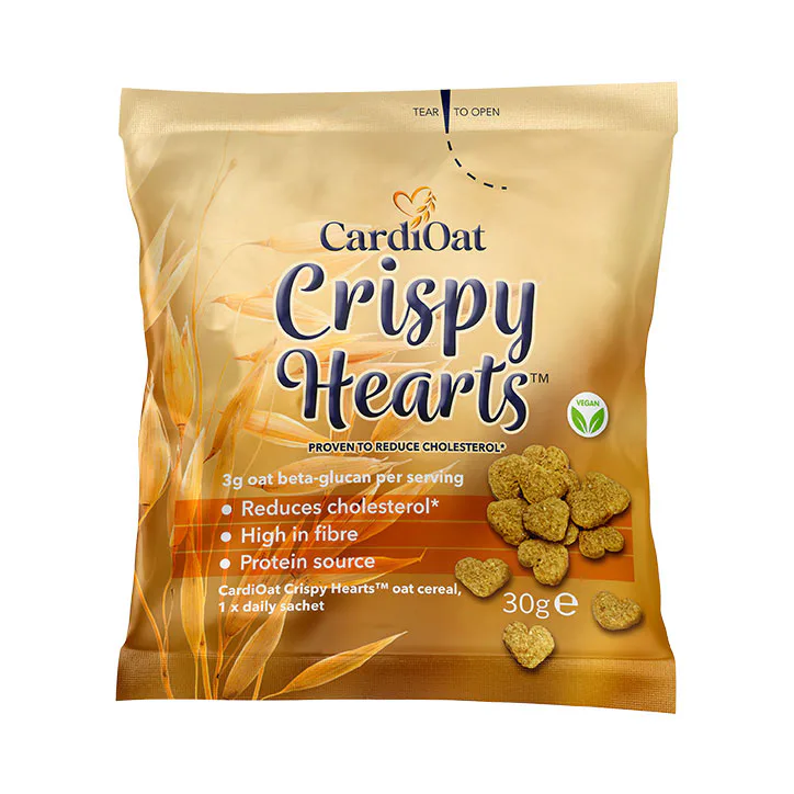 CardiOat Crispy Hearts Oat Cereal 7x 30g Sachets detail 2