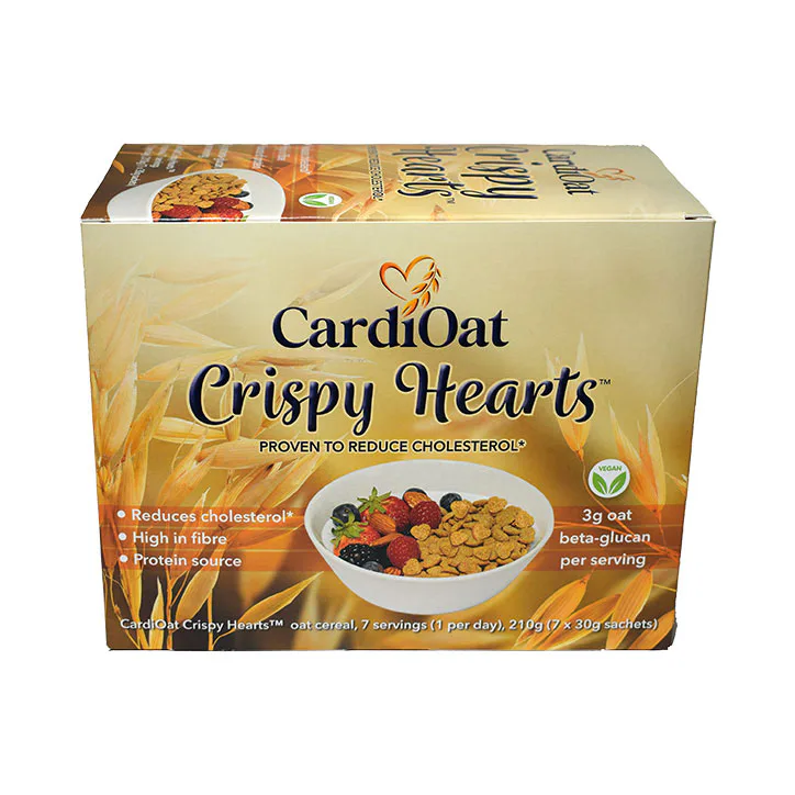 CardiOat Crispy Hearts Oat Cereal 7x 30g Sachets