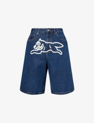 ICECREAM Triple Scoop Printed Denim Shorts