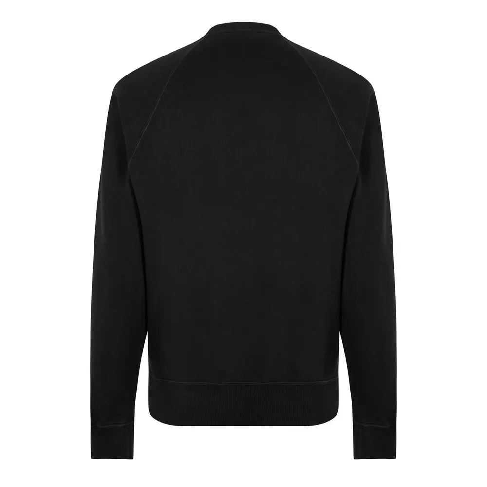 Tom Ford Men's Plain Cotton Crew Sweatshirt detail 2