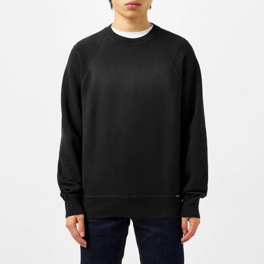 Tom Ford Men's Plain Cotton Crew Sweatshirt detail 3