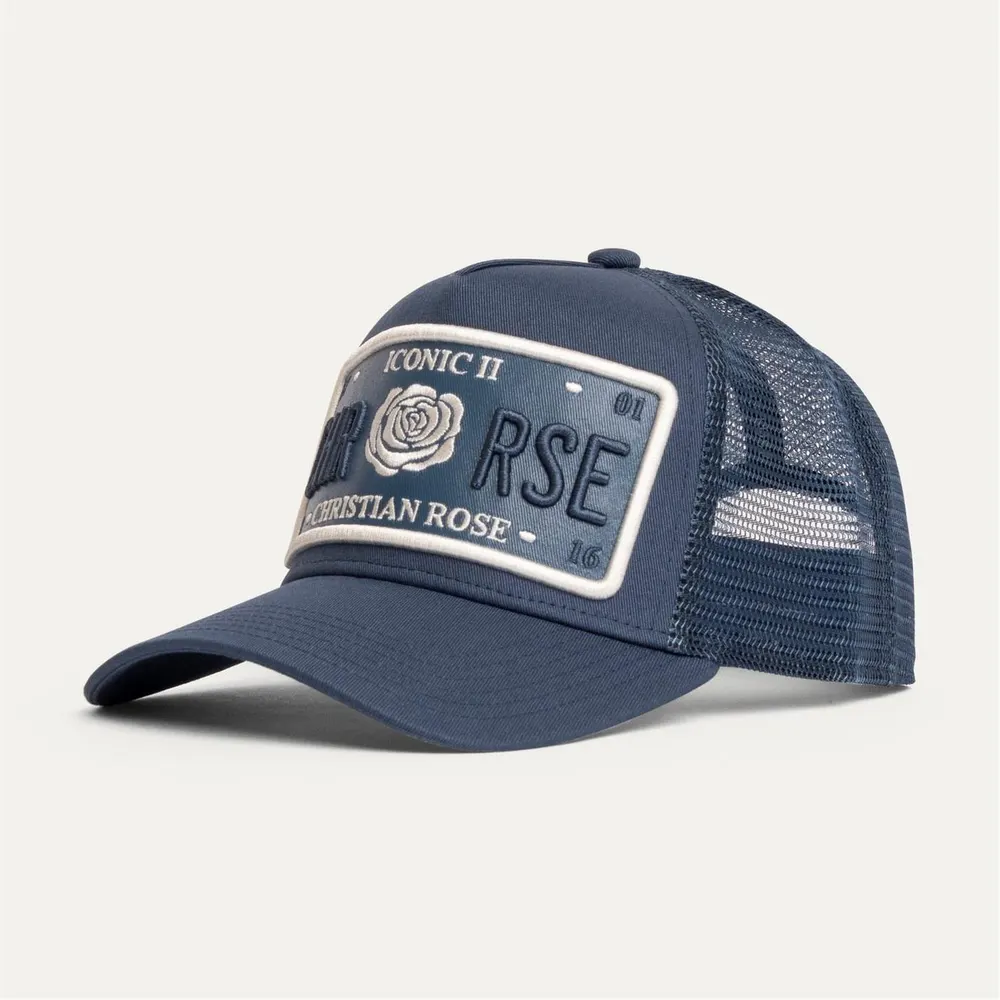 Christian Rose Vinyl Iconic II Plate Trucker Cap