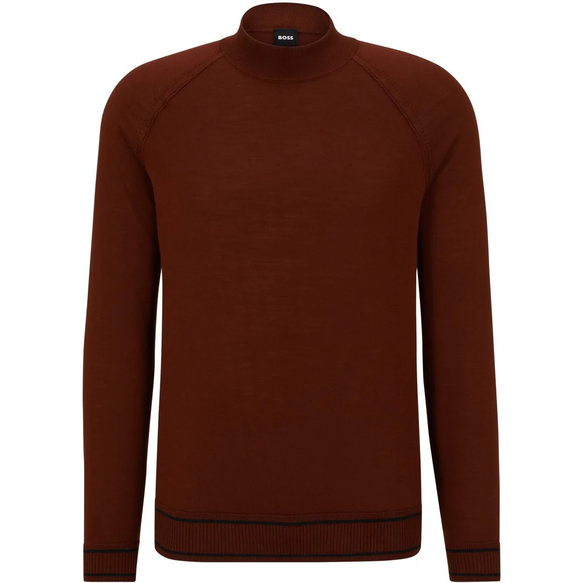 Boss Men's Favino Crew Neck Ribbed Crew Sweatshirt