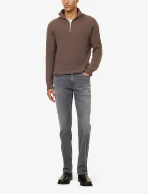 CITIZENS OF HUMANITY Gage Classic Straight-Leg Stretch-Denim Blend Jeans detail 2