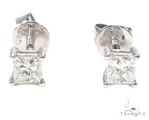 RINA - For Him FACTORY Luminara Studs Prong Diamond Earrings 39849 in Rose Gold – Earrings