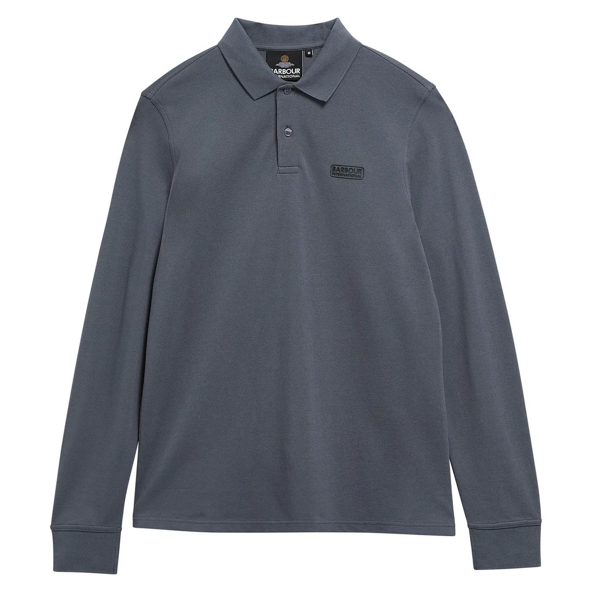 Barbour International Men's Cotton Long-Sleeve Polo Shirt