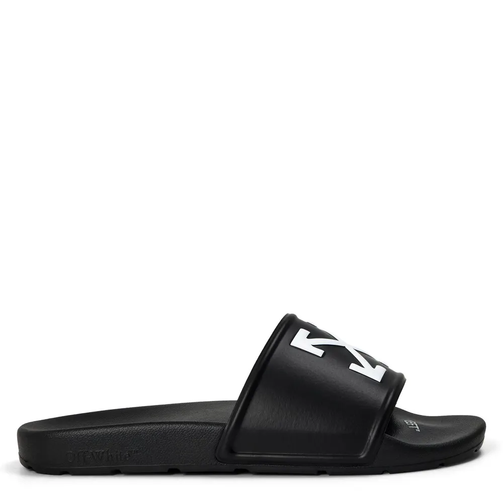 Off White Men's - Pool Sliders in Black – Footwear