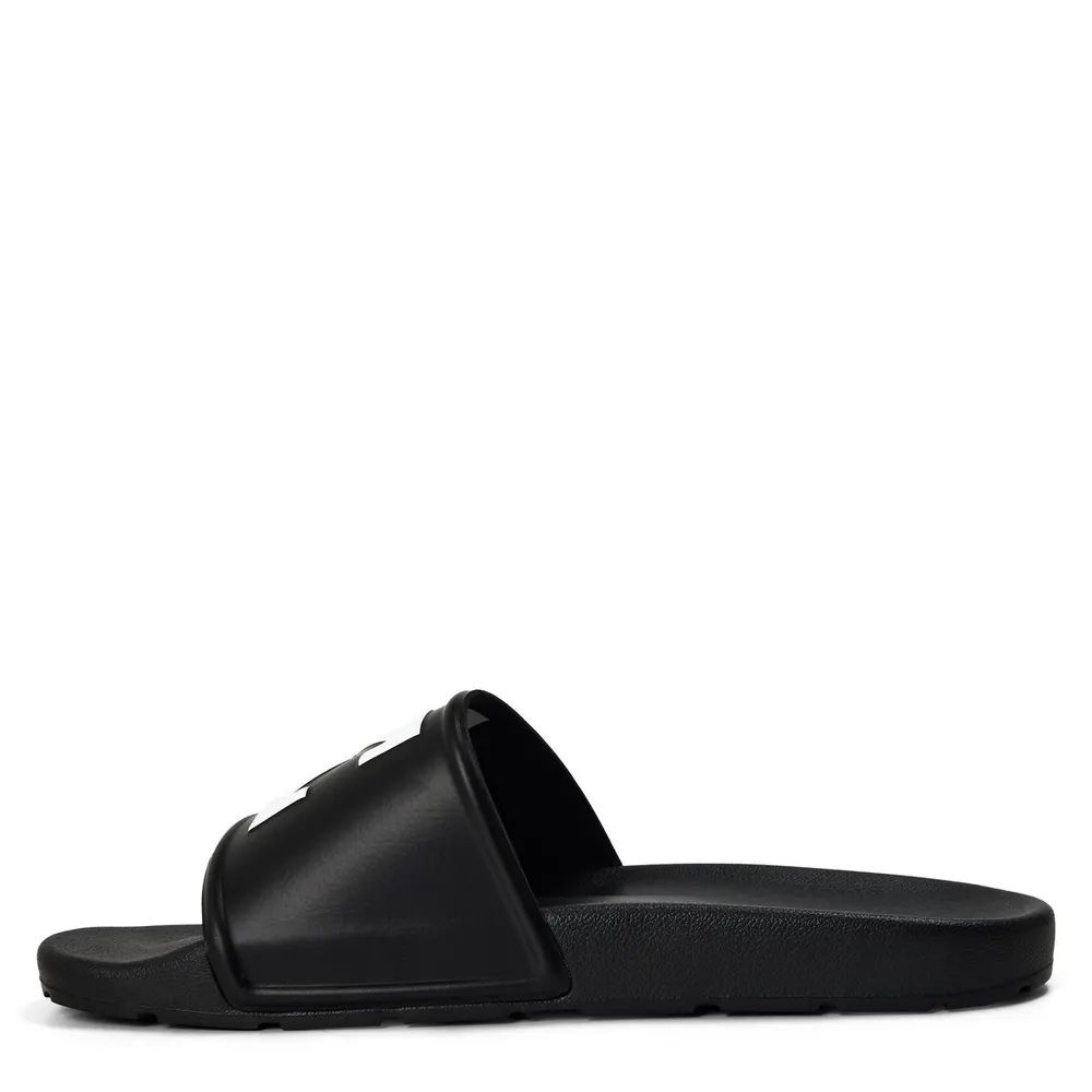 Off White Men's - Pool Sliders in Black, additional product view 2