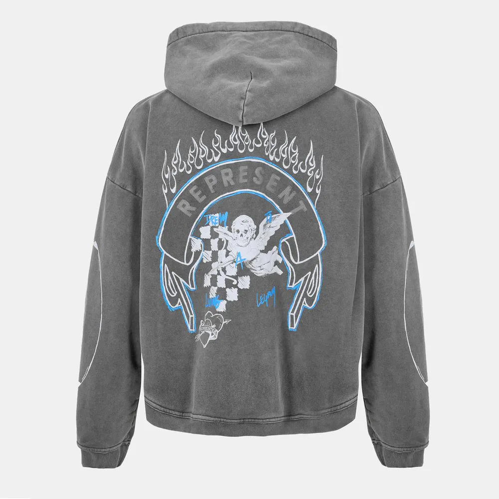 Represent Men's Rep Legacy Zip Hoodie detail 2