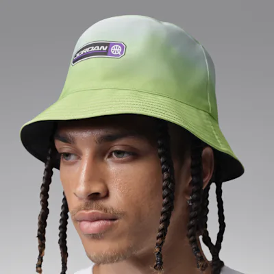 Jordan Apex Quai 54 Reversible Bucket Hat - Barely Green/Black/Action Grape