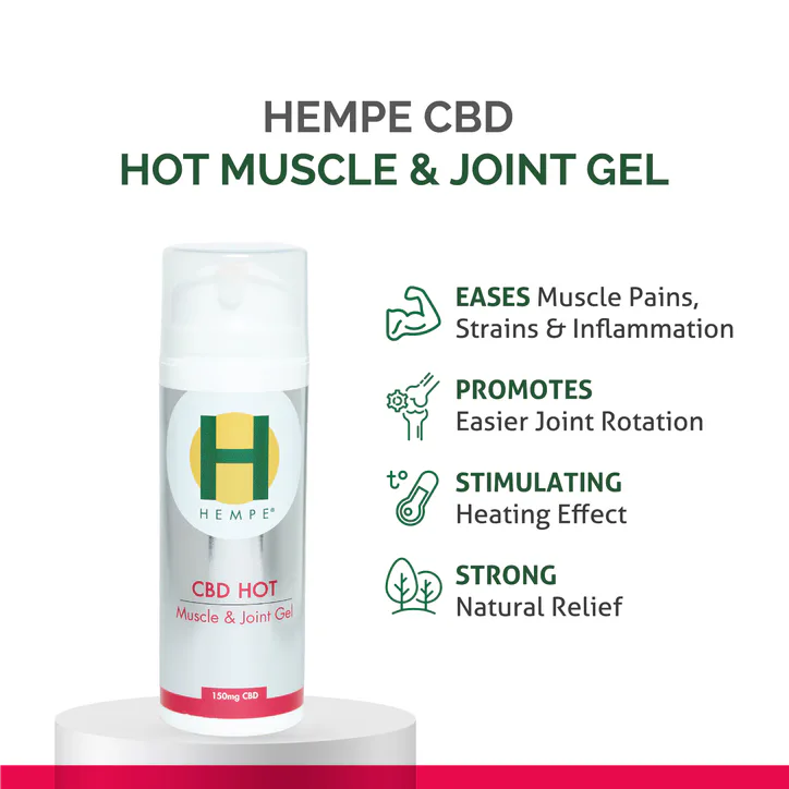 HEMPE Hot Muscle & Joint Gel 150ml, additional product view 2