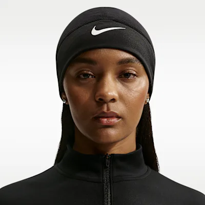 Nike Therma-FIT Fleece Training Beanie - Black/White