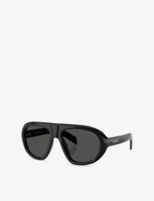 PRADA PR C05S Irregular-Frame Acetate Sunglasses detail 2