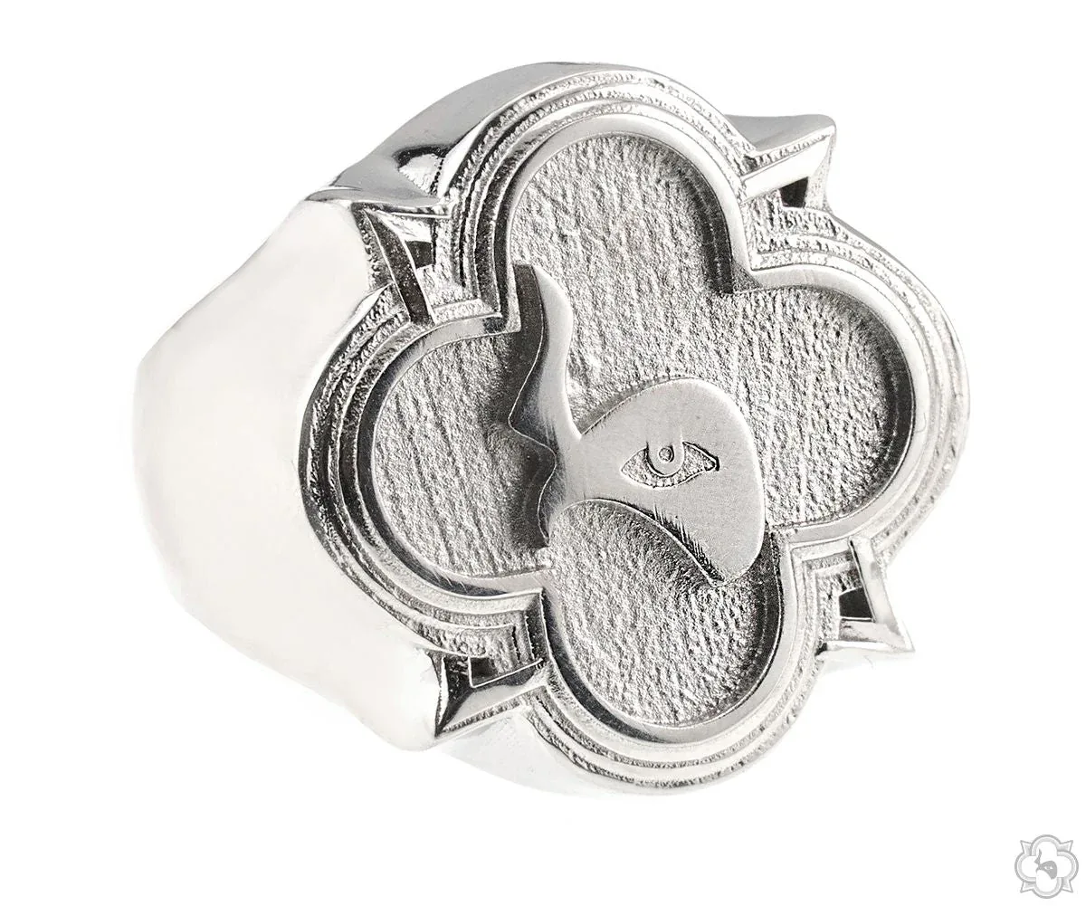 MARYAM - For Him SILVER For Him Logo Ring .925 Silver 70530 in 10 – Ring