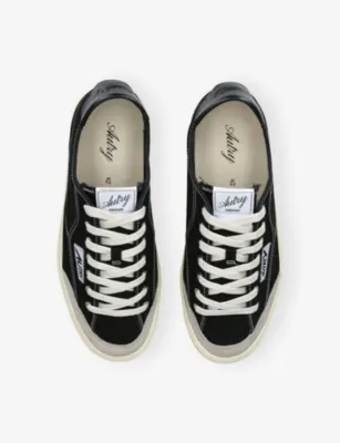 AUTRY Windscape Canvas and Suede Trainers - EUR 45 / 11 UK MEN in BLACK, additional product view 2