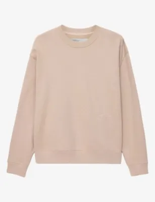 ALLSAINTS Aston Boxy Jersey Jumper - TOASTED PINK in TOASTED PINK – Mens | Knitwear | Jumpers