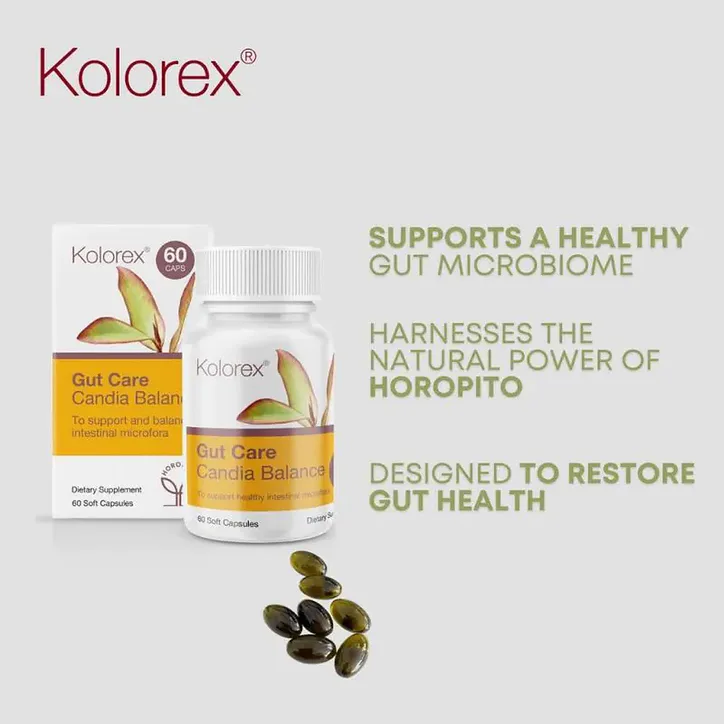 Kolorex Gut Care Candida Balance Soft Capsules 30, additional product view 3