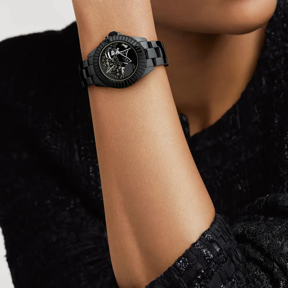 Chanel MADEMOISELLE J12 WATCH CALIBRE 12.1 LIMITED EDITION, 38 MM in Black, additional product view 2