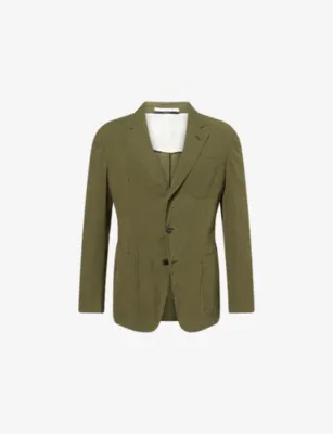 DUNHILL Cavendish Single-Breasted Cotton And Silk Blend Blazer - 42R