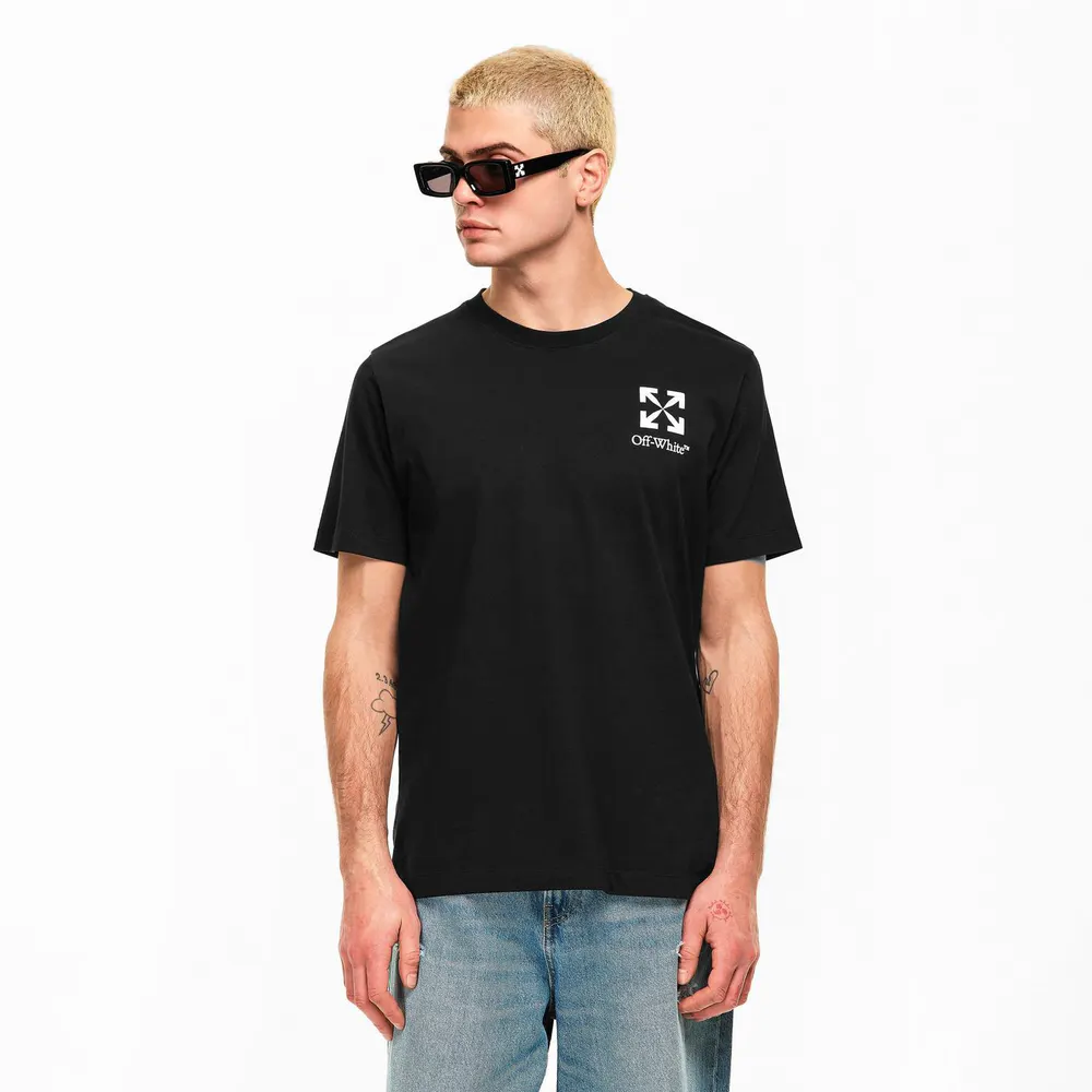 Off White Men's Small Arrow T-Shirt detail 3