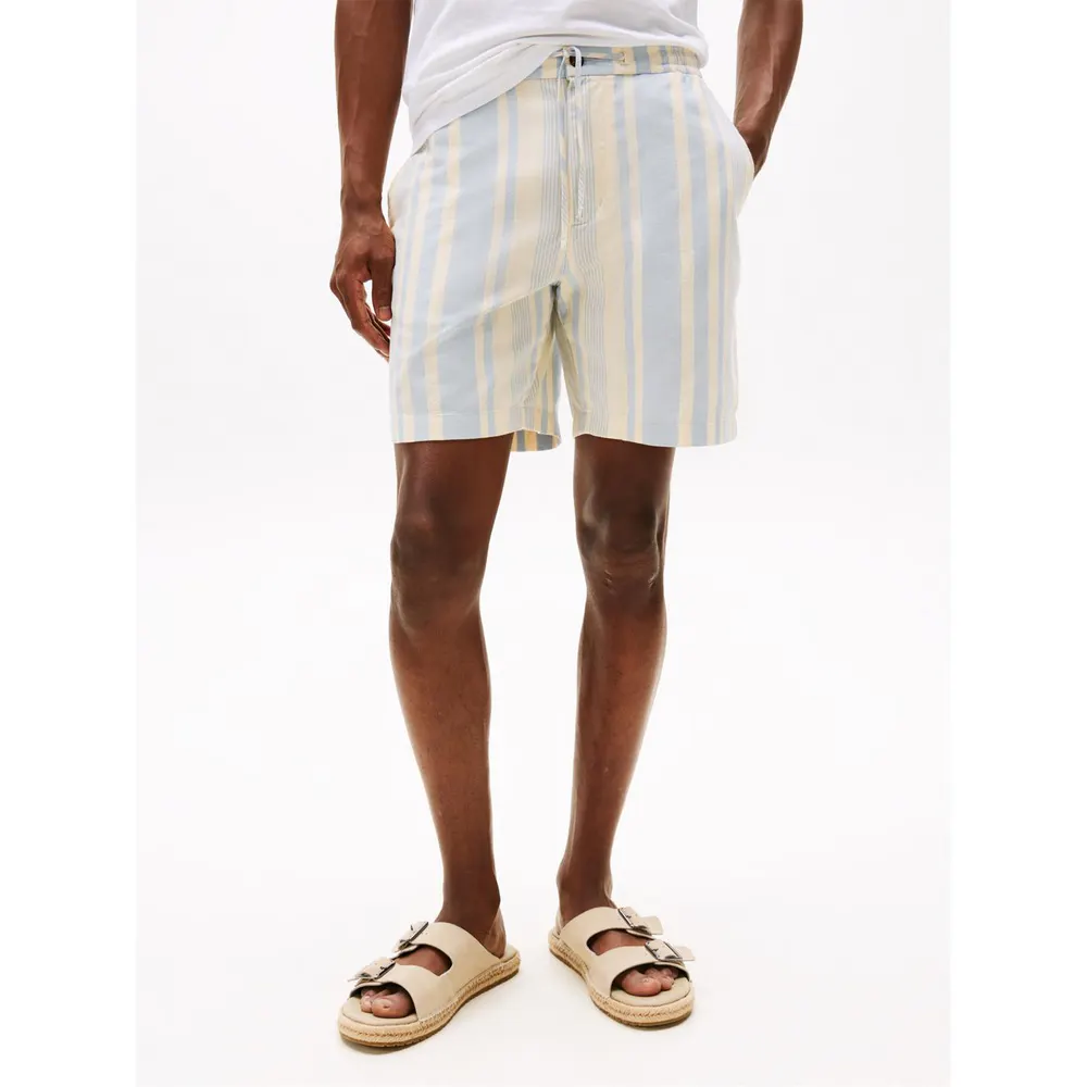 Tommy Hilfiger Men's Stripe Woven Tracksuit Shorts detail 2